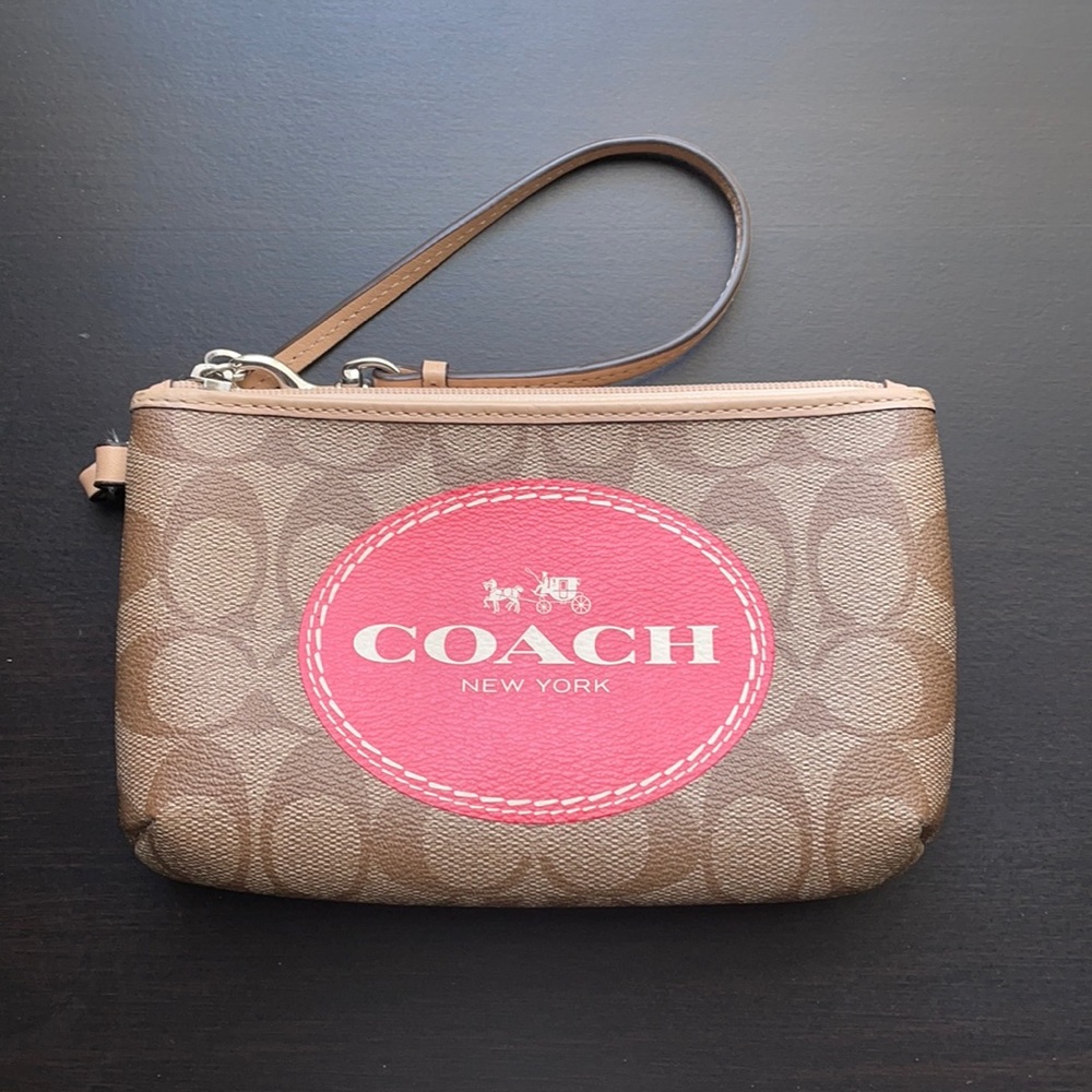 Coach Clutch with Wristlet